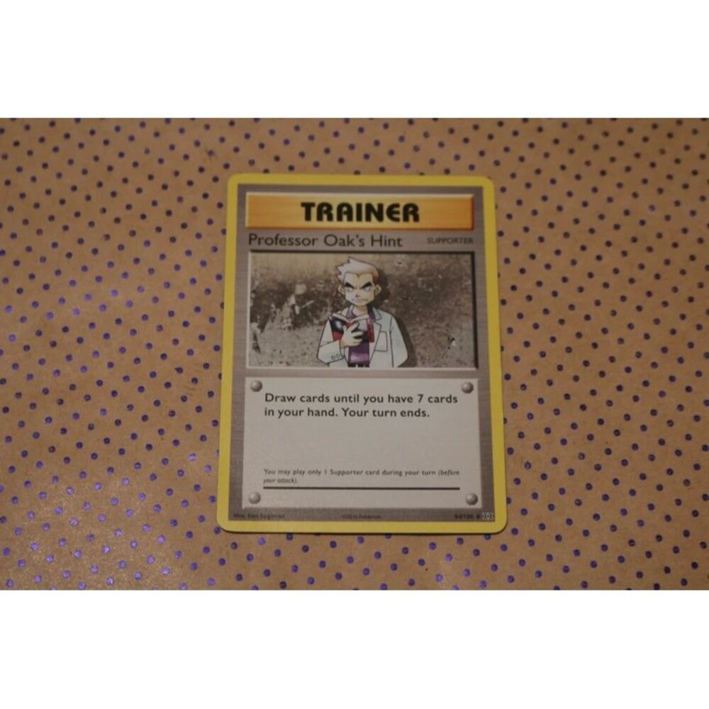 Professor Oak's Hint 84/108 Pokemon Card (2016)